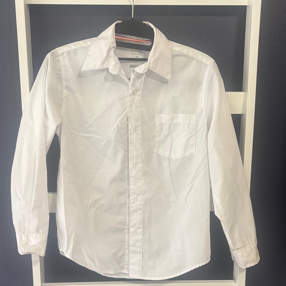 White button up Big Kid 10